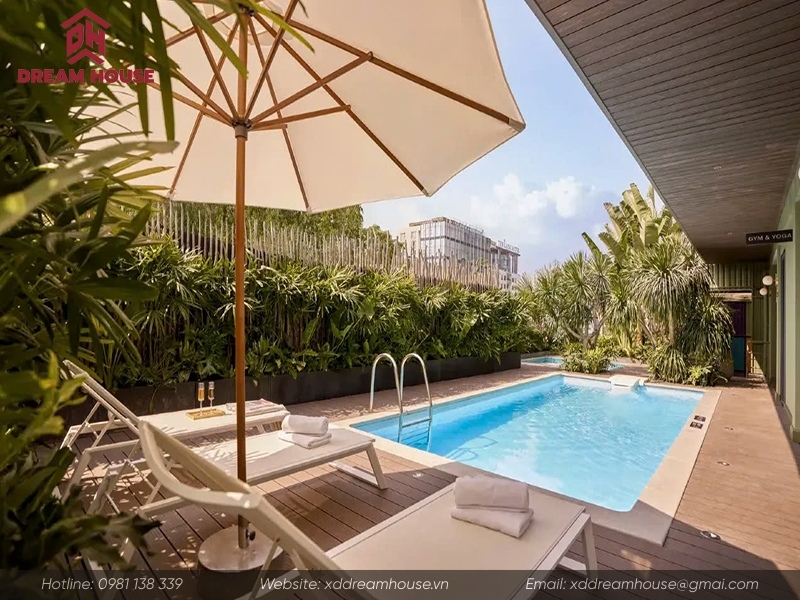 Hình ảnh sau cải tạo tại khách sạn M Village 26 Thi Sách