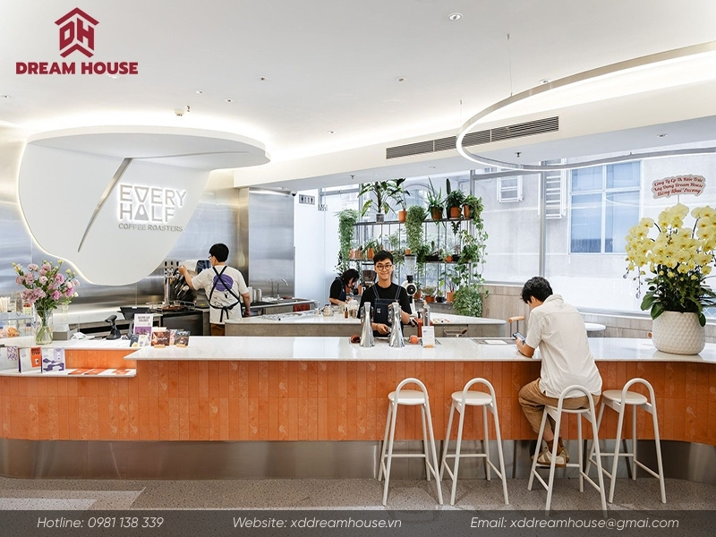 Hình ảnh cải tạo không gian quán cafe Every Half Coffee Roasters - 14 Trương Định