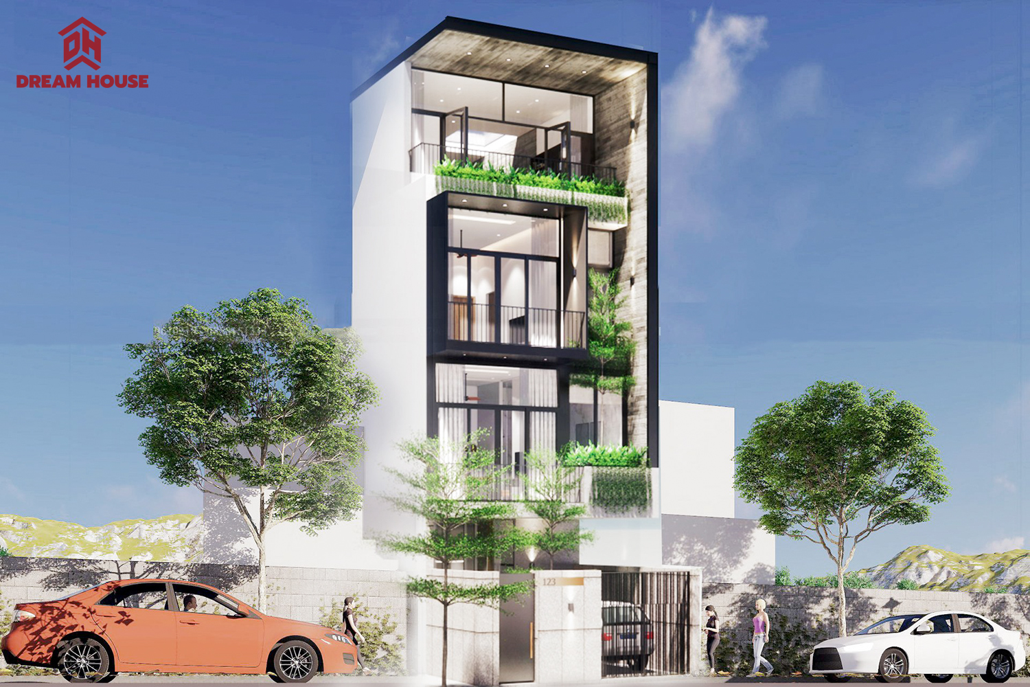 CÔNG TRÌNH NHÀ PHỐ ĐƯỜNG 45 Q7